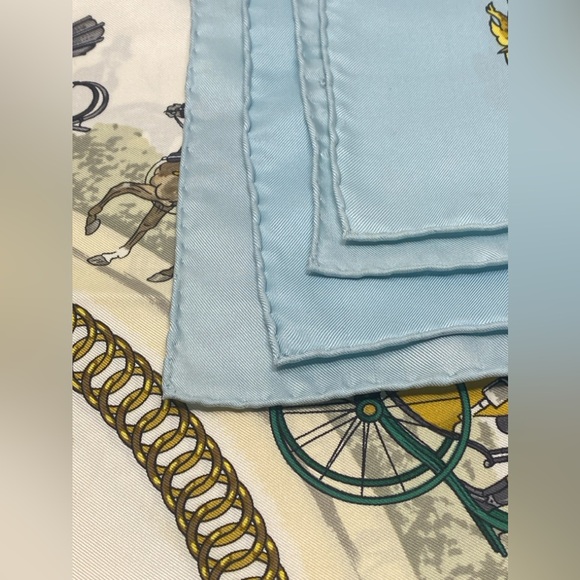 Hermes Vintage Silk Scarf Carre 90 “La Promenade De Longchamps” By P.Ledoux - Picture 12 of 14